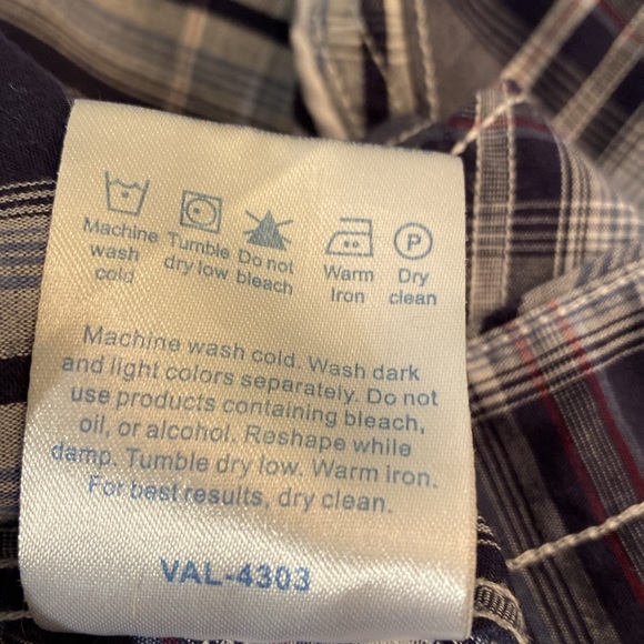 Various Artists - Long sleeve men’s plaid shirt. Size L - Picture 5 of 10